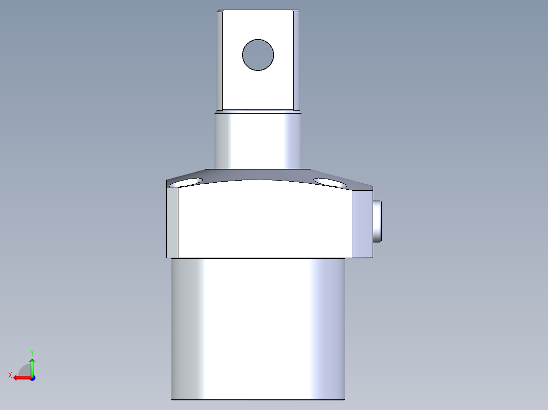 KOSMEKLHA0900-Cx-P_rev1多系列多零件图纸模型后视图