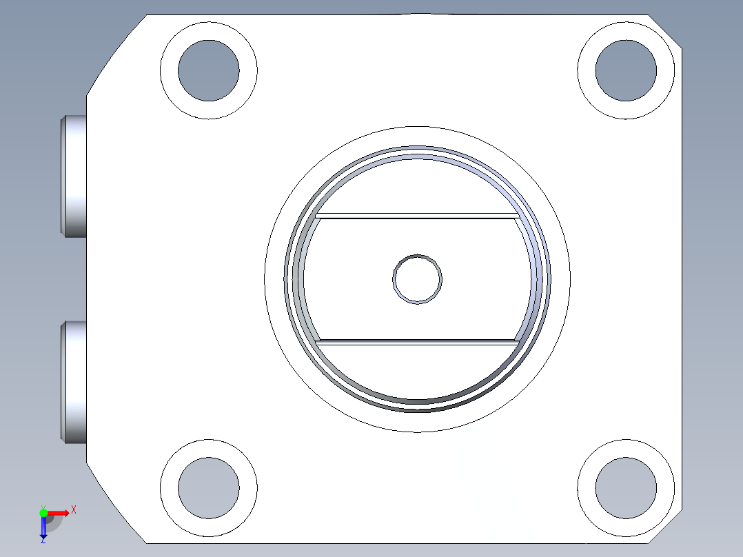 KOSMEKLHA0900-Cx-P_rev1多系列多零件图纸模型俯视图