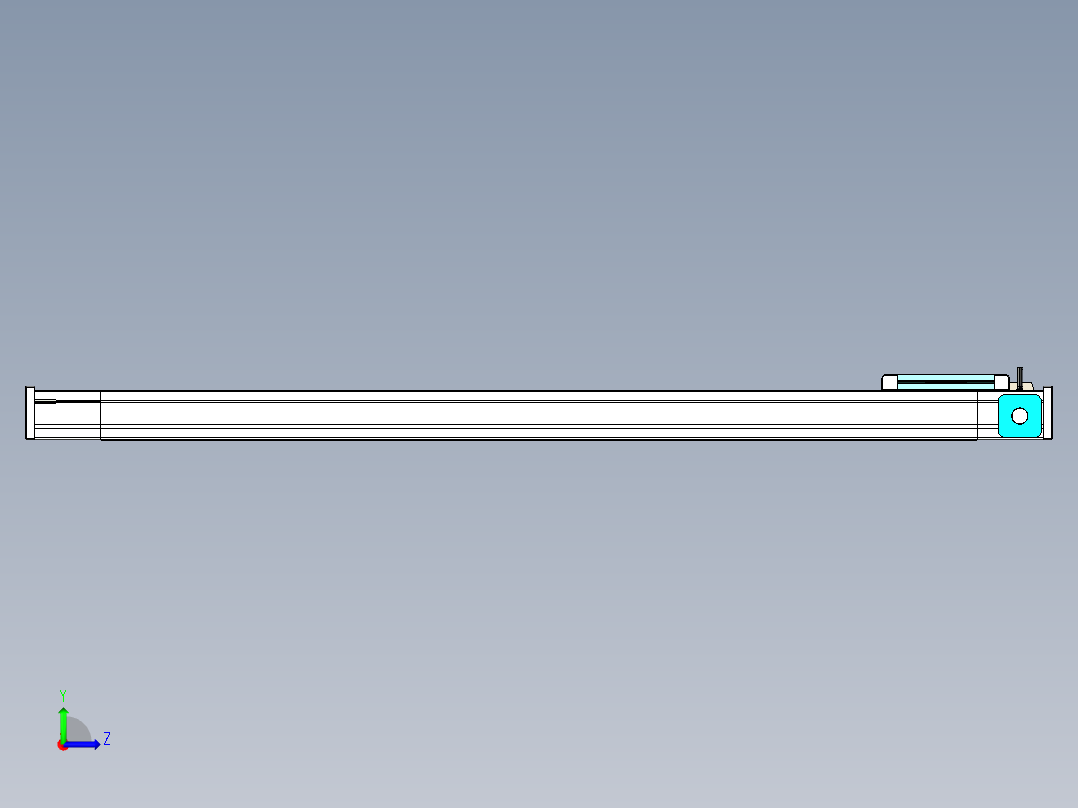欧规系列-LB6A-L130-S1050-BL-ZP40-C3左视图