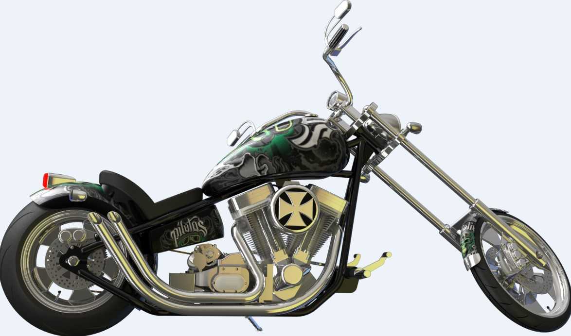 593哈雷摩托车SW设计