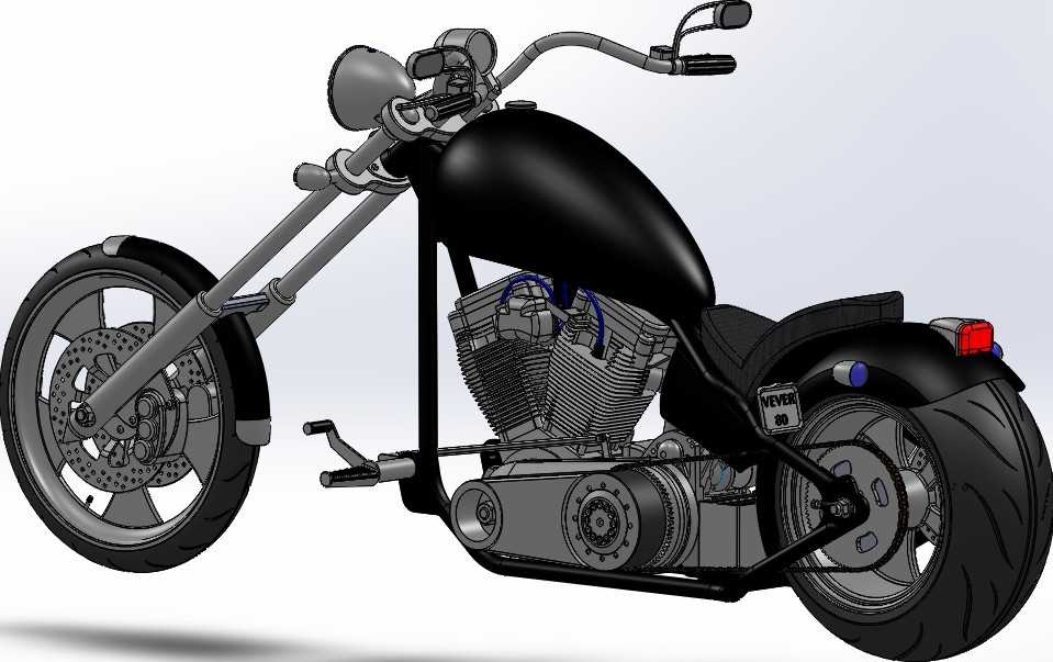 593哈雷摩托车SW设计