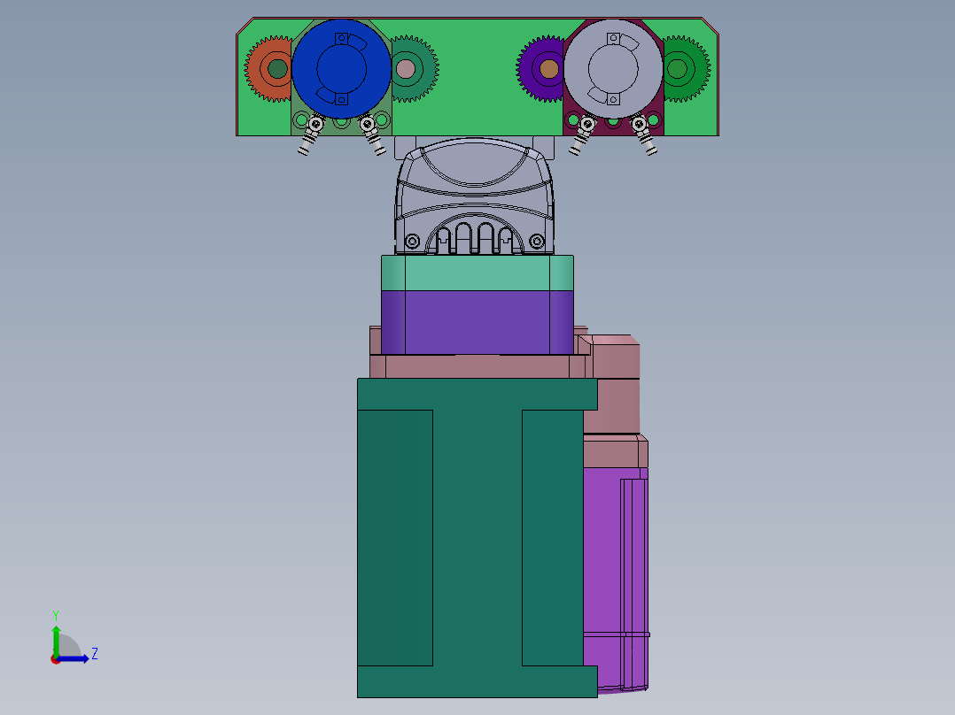 旋转机械手左视图
