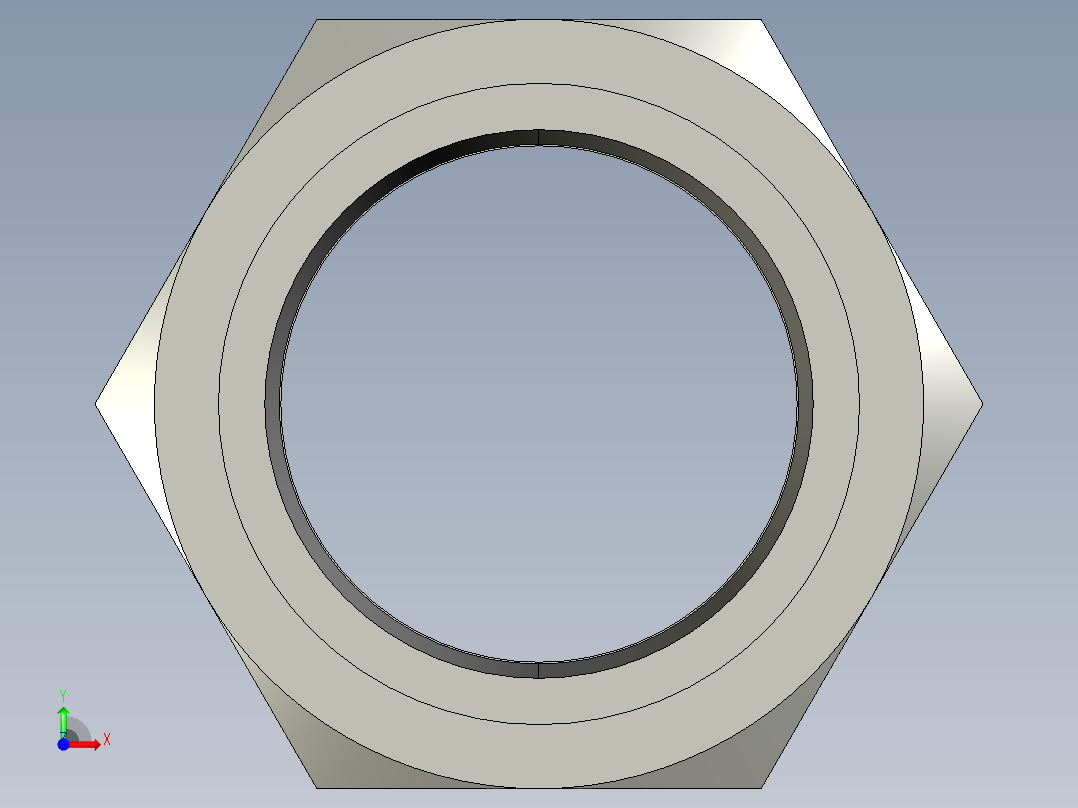 卡套式工业通用硬管接头24_bu-s前视图
