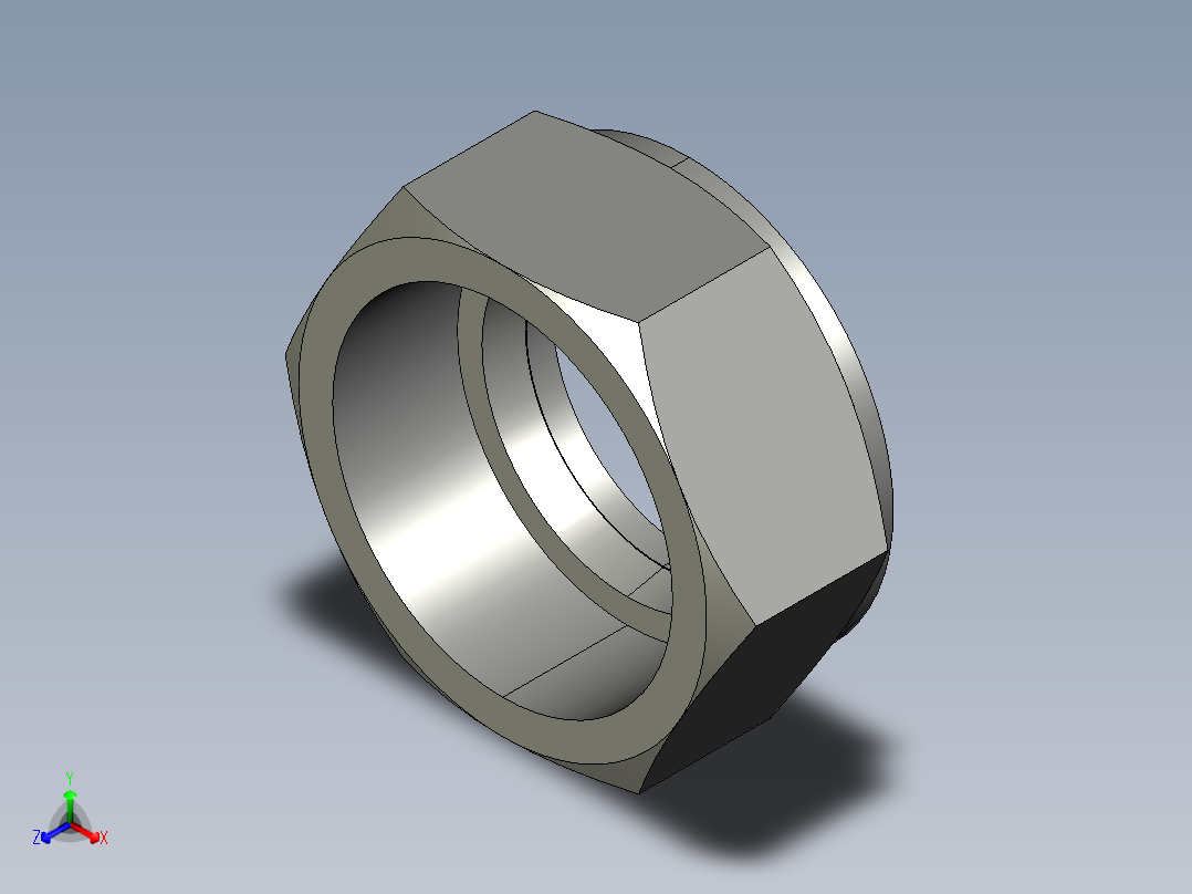 卡套式工业通用硬管接头24_bu-s正等轴测图