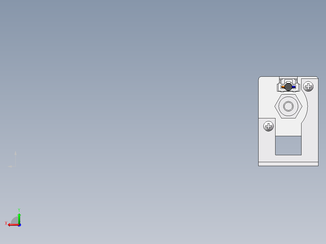 压力传感器DP-102-DC24V+MS-DP1-1（带安装座）（带面板结合器）后视图