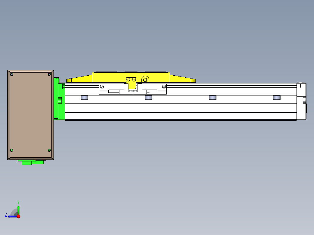 GTA内嵌同步带全封闭GTA12-RD-400W右视图