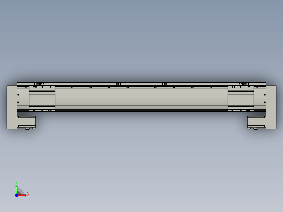 威洛博双电机滑台-VF14D2-S400-BLR-P40-C6前视图