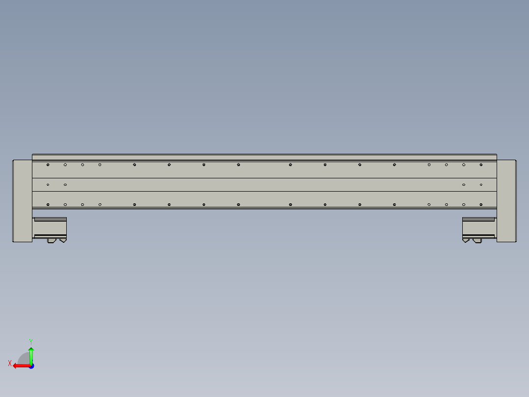 威洛博双电机滑台-VF14D2-S400-BLR-P40-C6后视图