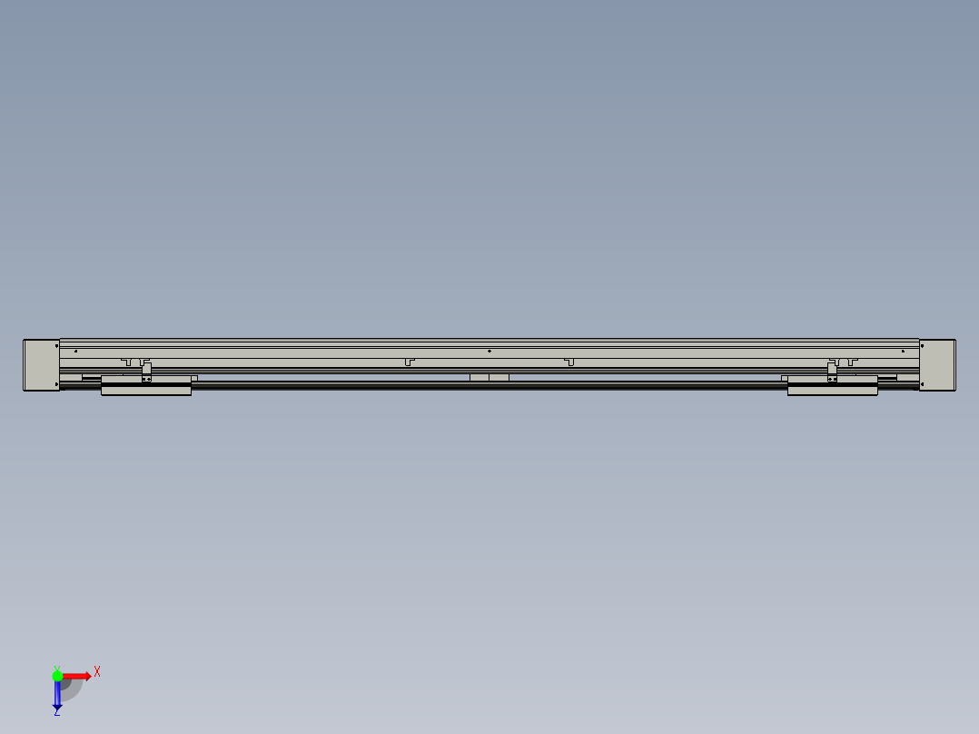 威洛博双电机滑台-VF14D2-S400-BLR-P40-C6俯视图