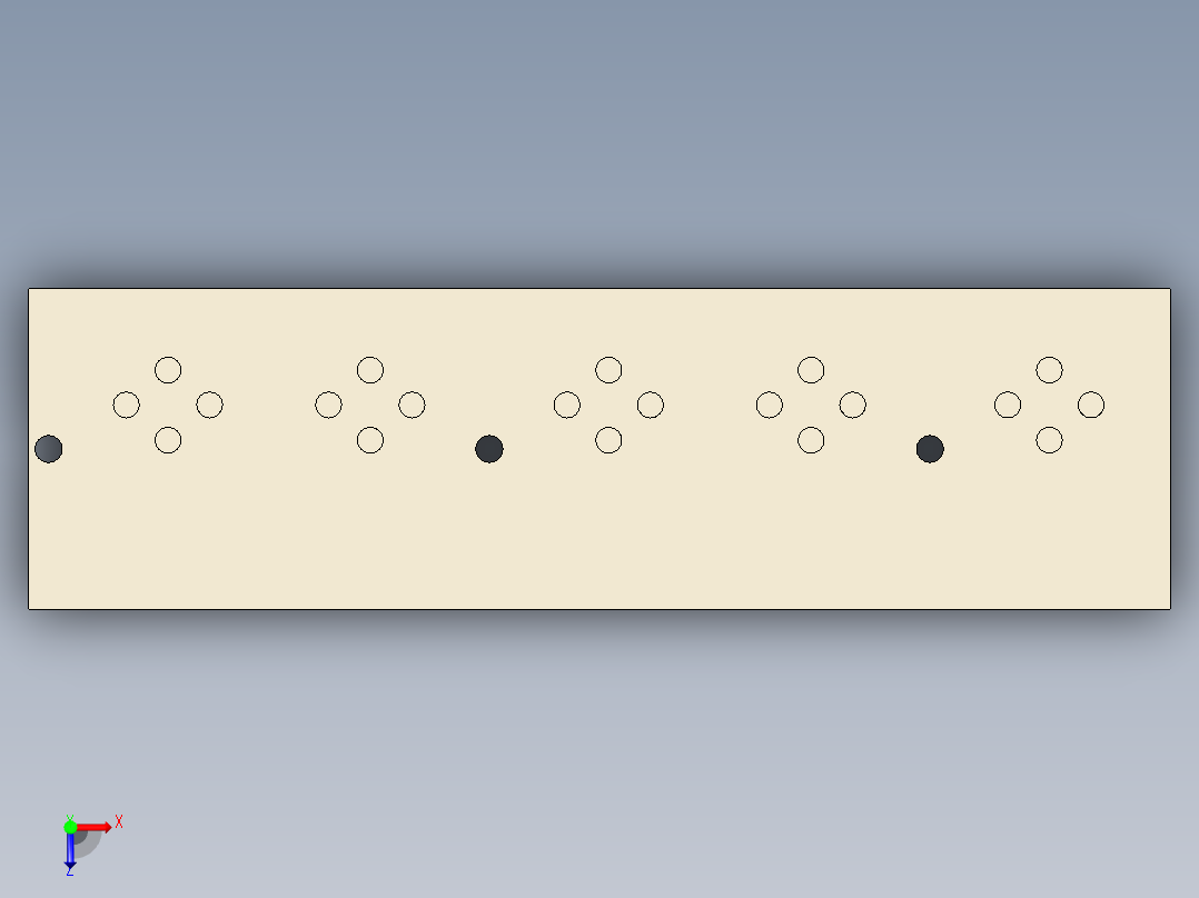 5级管汇块NG6(1)俯视图