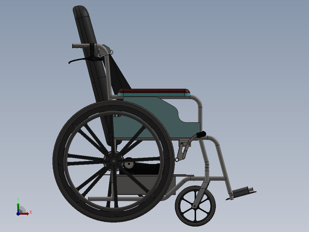 轮椅1前视图