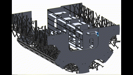 太空通道货物包装储存机构1