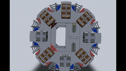 太空通道货物包装储存机构1