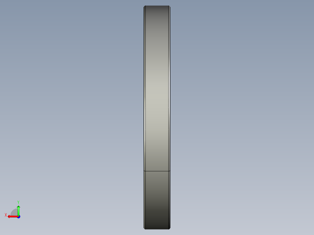 深沟球轴承61813后视图