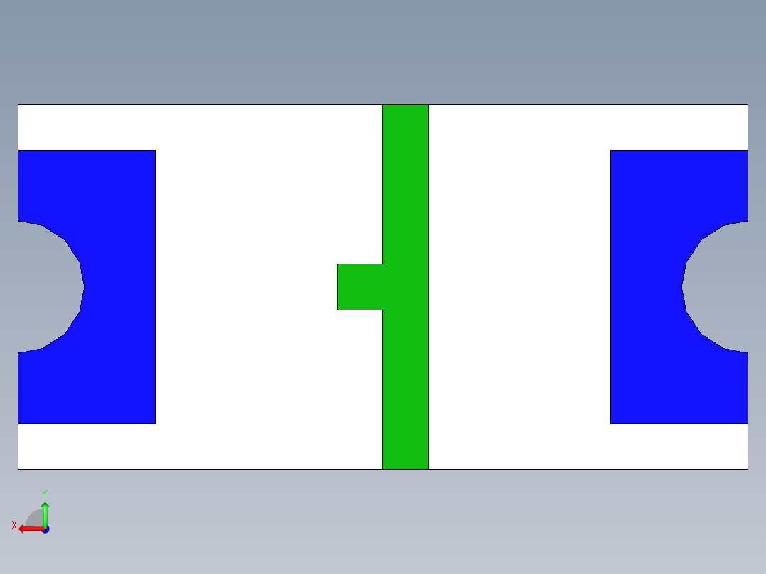 表面贴装芯片LED 3.2x1.6mm毫米后视图