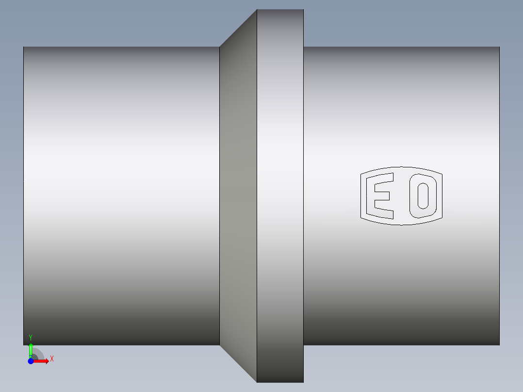 卡套式工业通用硬管接头EO_Blanking_plug_for_cones_BUZ16SCFX前视图