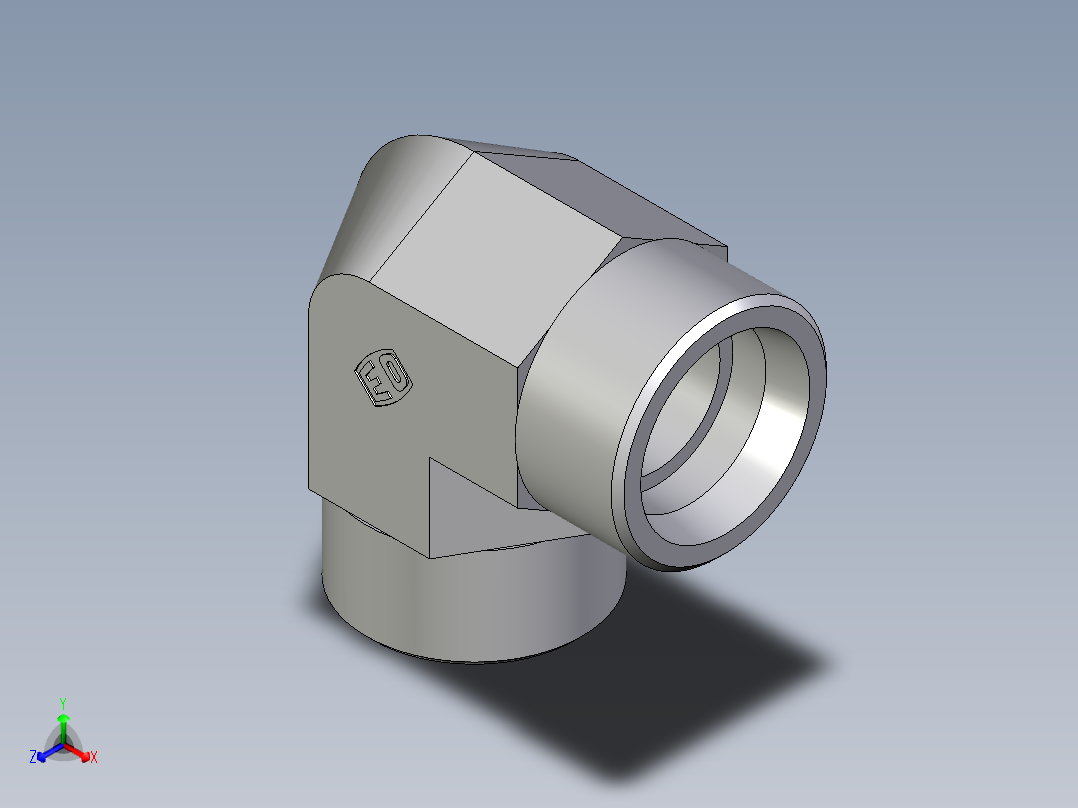 卡套式工业通用硬管接头EO_Union_elbow_W30S71X