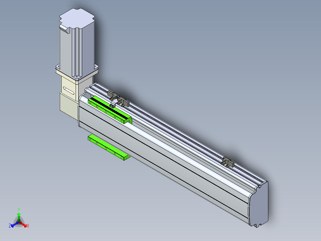 同步带滑台-半封闭B13-L90-S400-R-Z86-D3