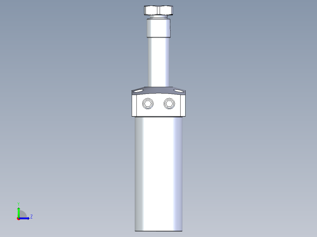 KOSMEKLHA0400-GR-Q30多系列多零件图纸模型左视图
