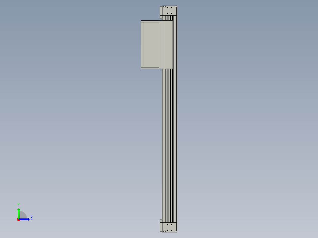 欧规系列-GB8Z-L200-S800-BLR-P75-MS3左视图