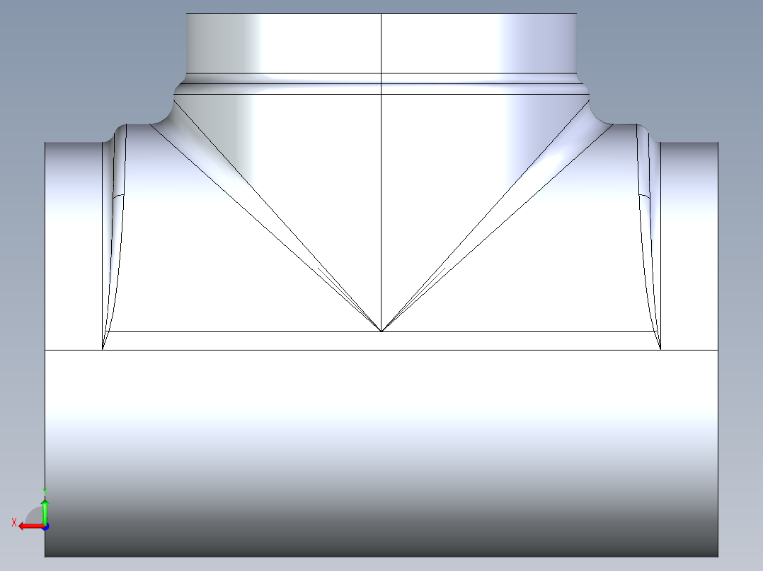 船舶管路系统S23A_SeaDrainPLUS_CleanOutTee-SxSxFPT_37E161103_3in Sea Drain Plus - Cleanout Tee- SxSxFPT后视图