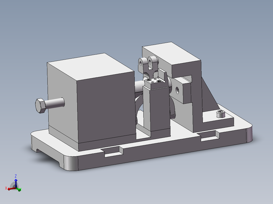 CA1340自动车床杠杆三加工工艺及铣8mm槽夹具设计【含三SolidWorks】
