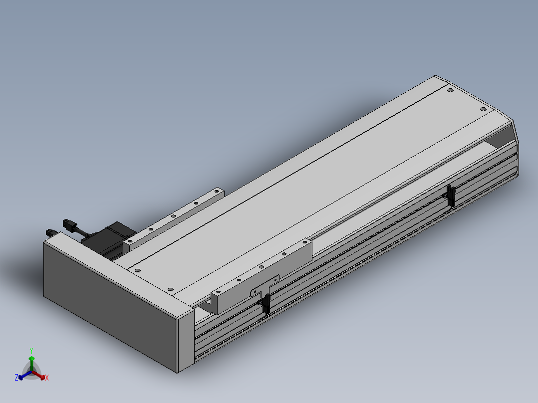 精密模组MY220-T10-450L-BR-P75B-C4-C正等轴测图