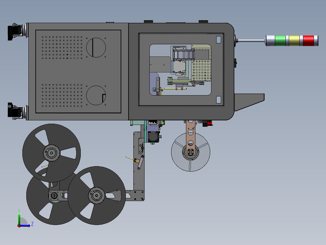 编带烧录机sw20可编辑左视图