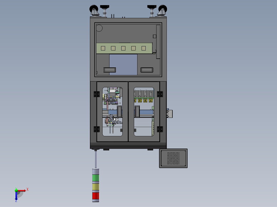 编带烧录机sw20可编辑俯视图