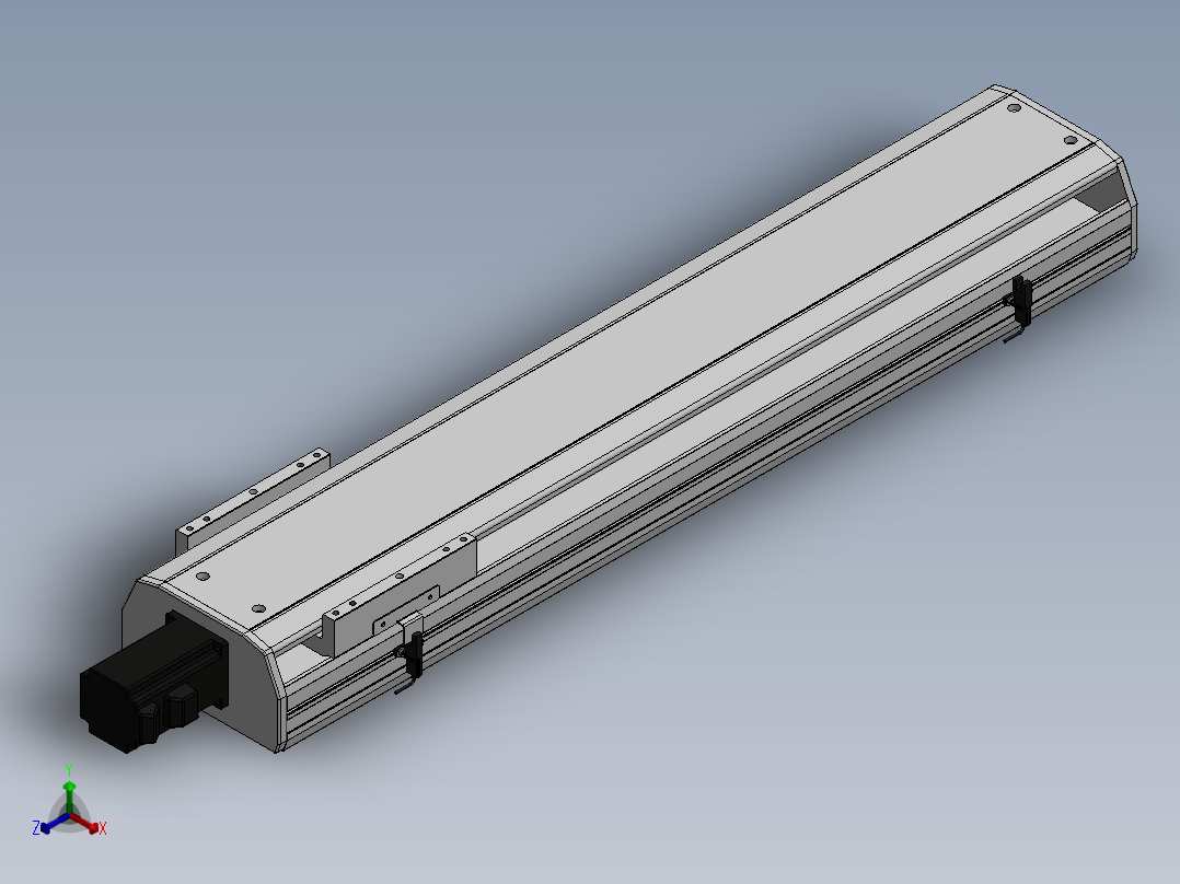 精密模组MY170-T10-650L-BC-P40B-C4-C正等轴测图