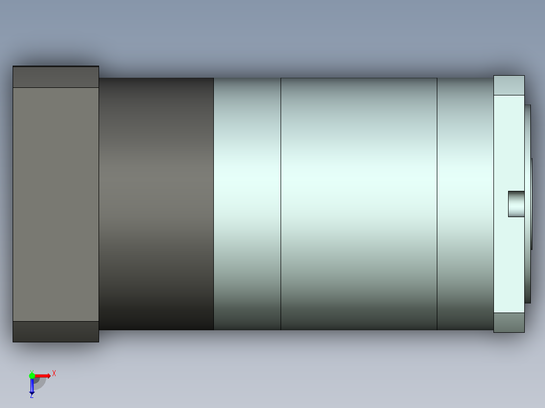 直齿孔PLF160-L3-LC 42-114.3-200-M12.stp俯视图