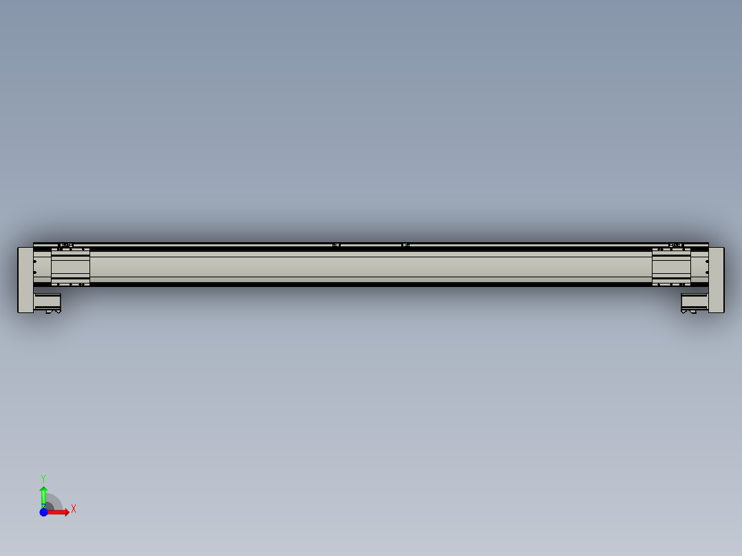 威洛博双电机滑台-VF14D2-S950-BLR-P40-C6前视图