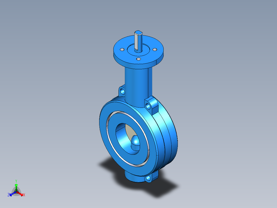 阀门模型WD71X-D_[50]正等轴测图