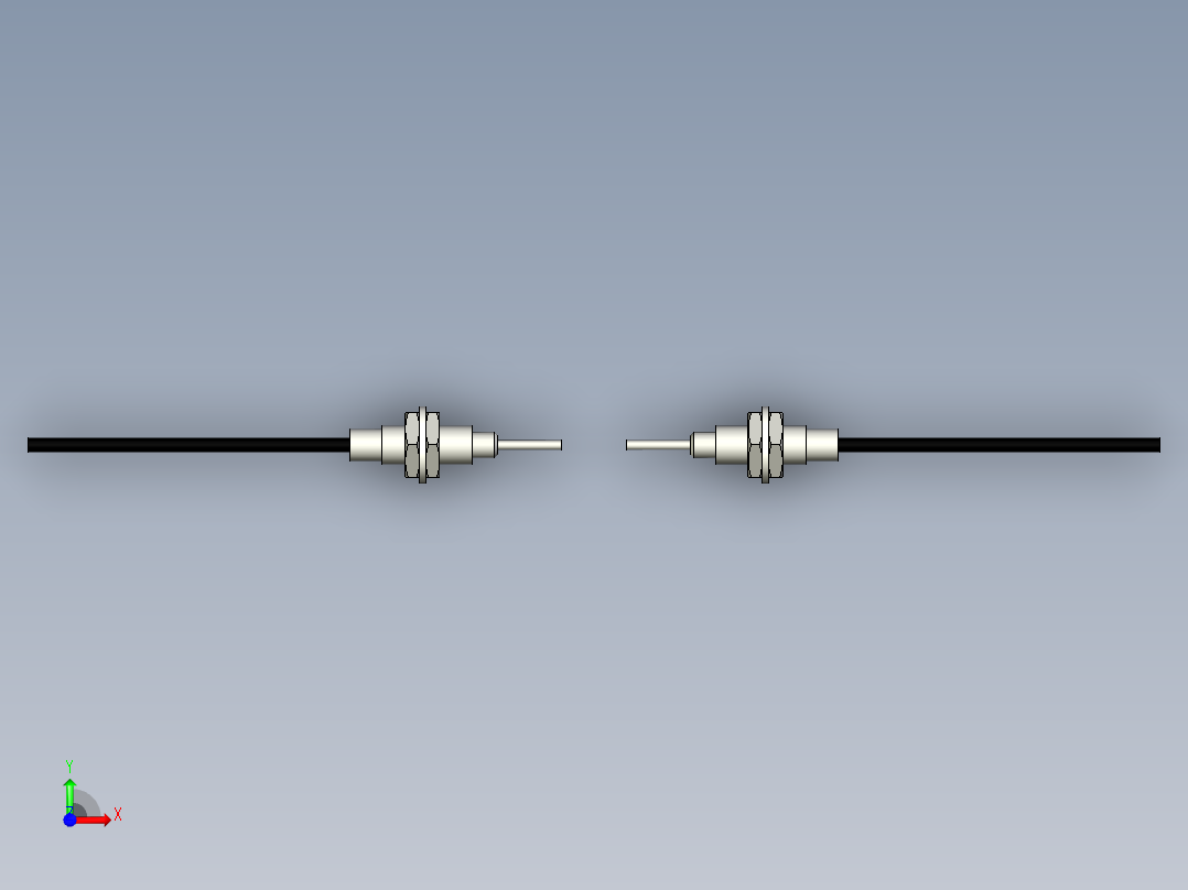 光纤元件对射型FT-D610-I前视图