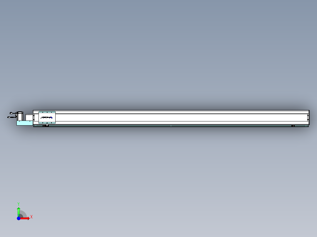 威洛博VBC同步带传动一无尘环境VBC14-L45-S2350-BL-ZP40-C3前视图