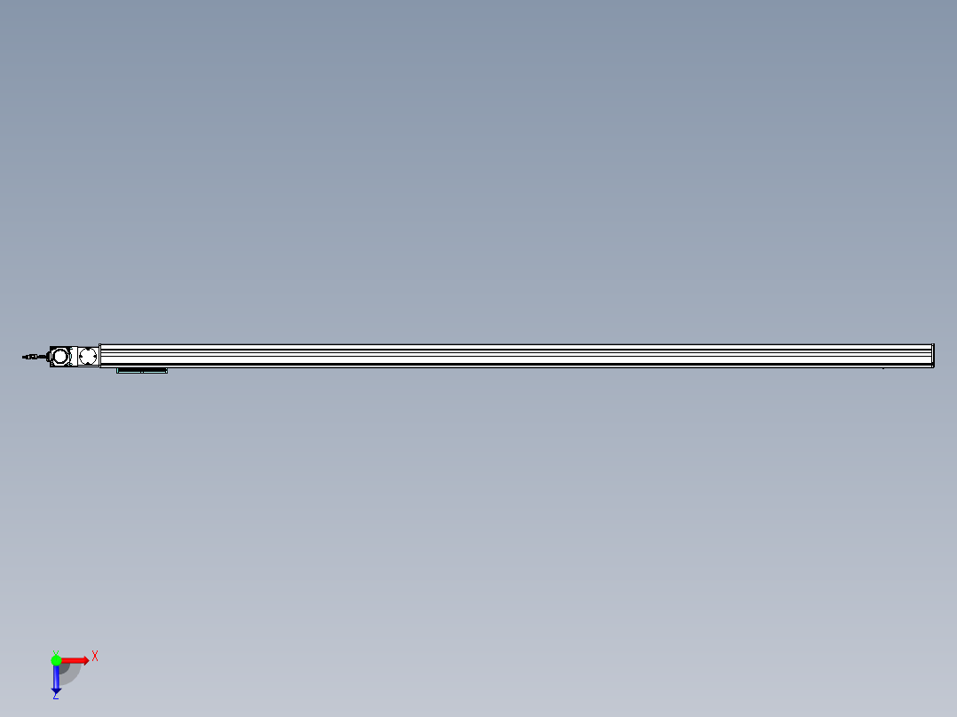 威洛博VBC同步带传动一无尘环境VBC14-L45-S2350-BL-ZP40-C3俯视图