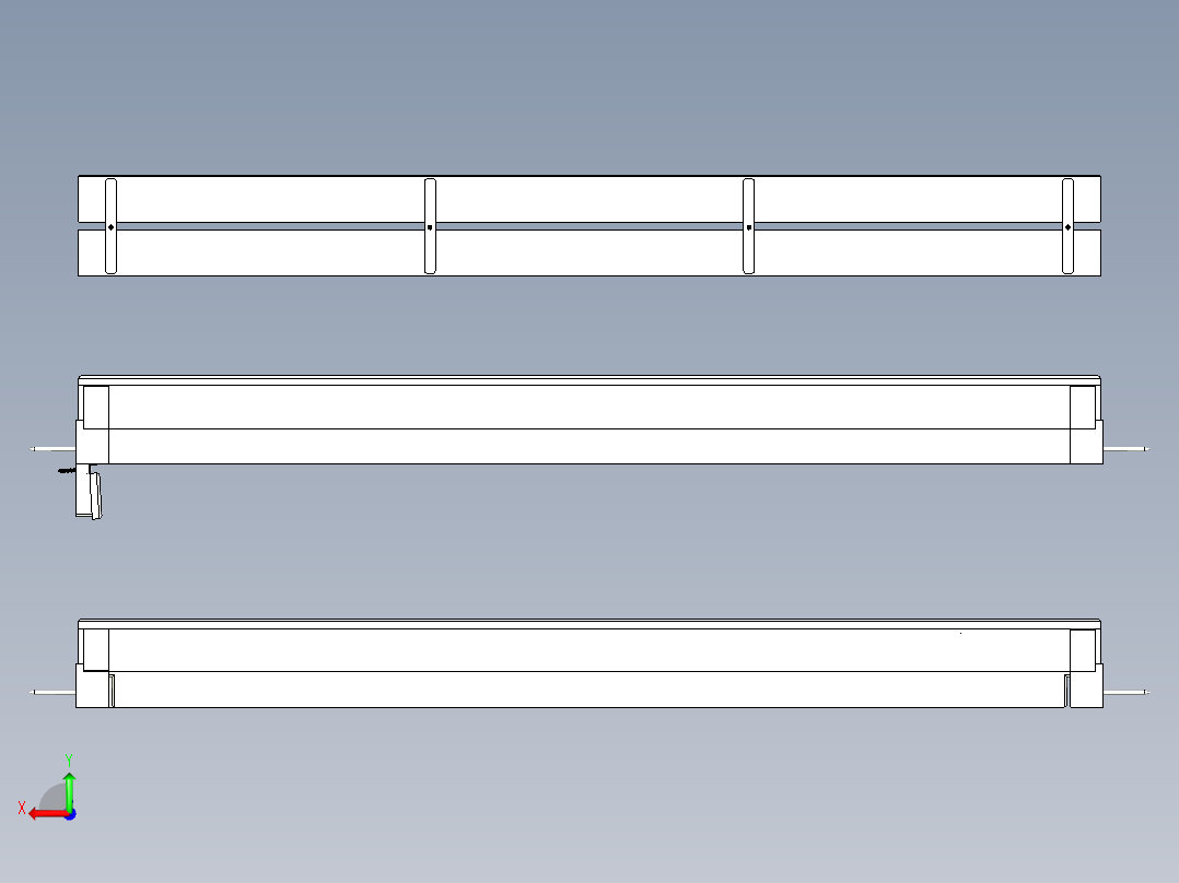 桑拿长凳后视图