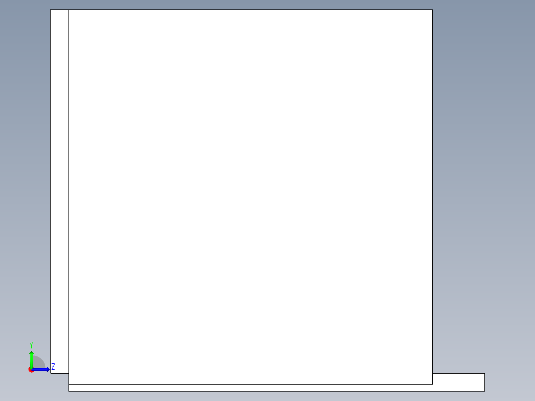 三角支架3左视图