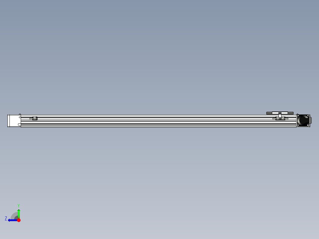 同步带滑台-欧规BC6-L120-S1250-R-P40-D3右视图