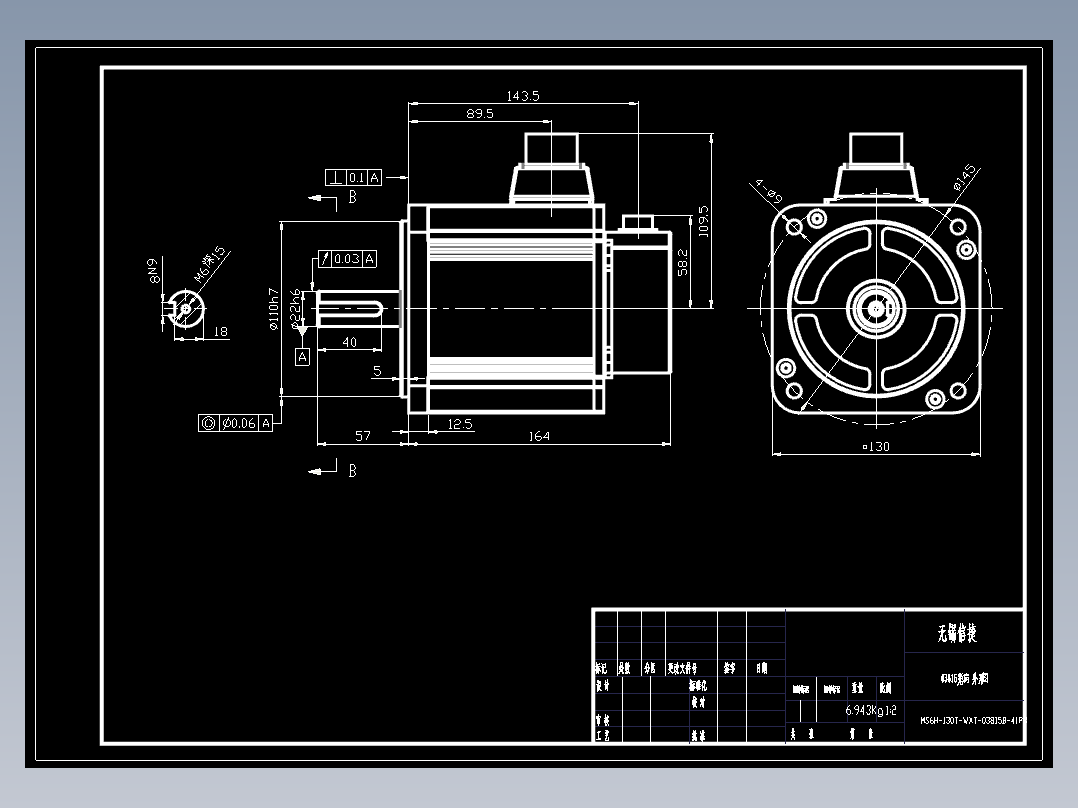 电机MS6H-130TL15B2-41P3.DWG