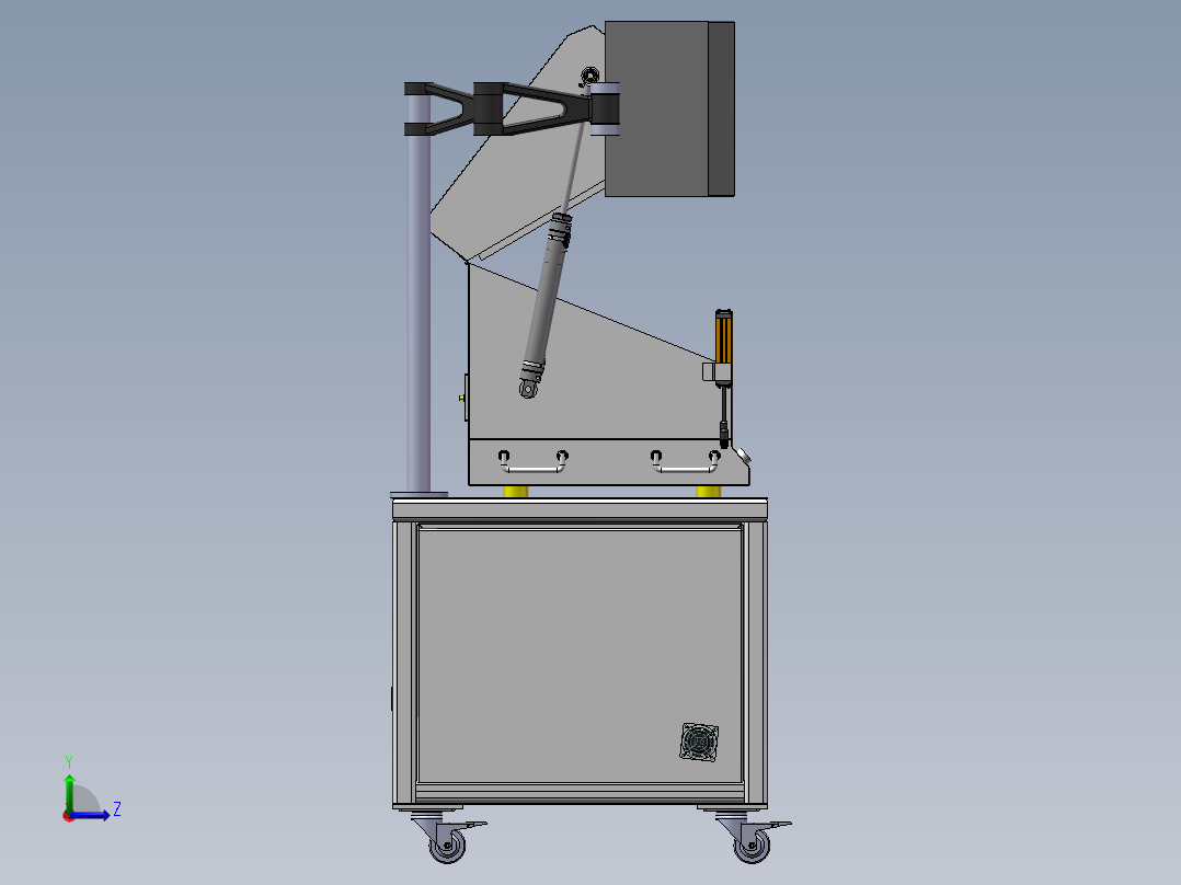 HDMI射频测试设备sw19可编辑左视图