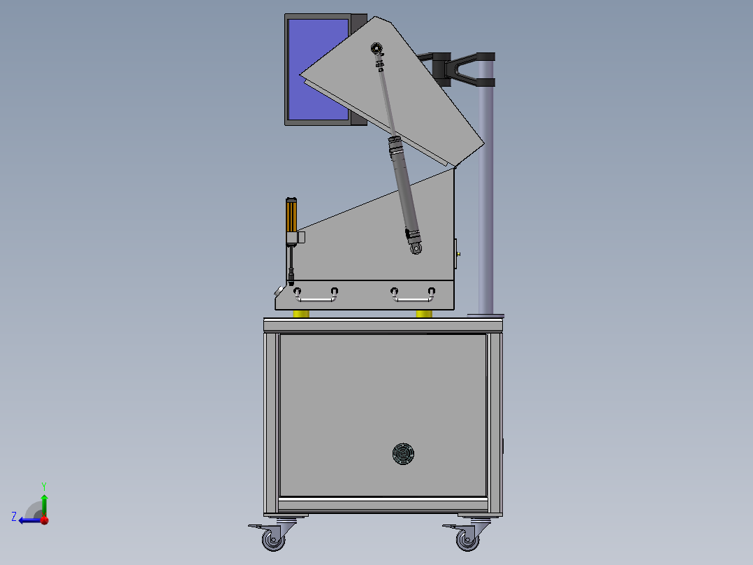 HDMI射频测试设备sw19可编辑右视图