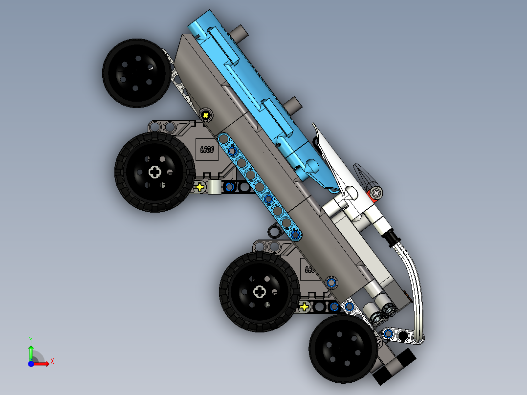 lego-technic-42090-42091-combi.1-乐高玩具赛车前视图