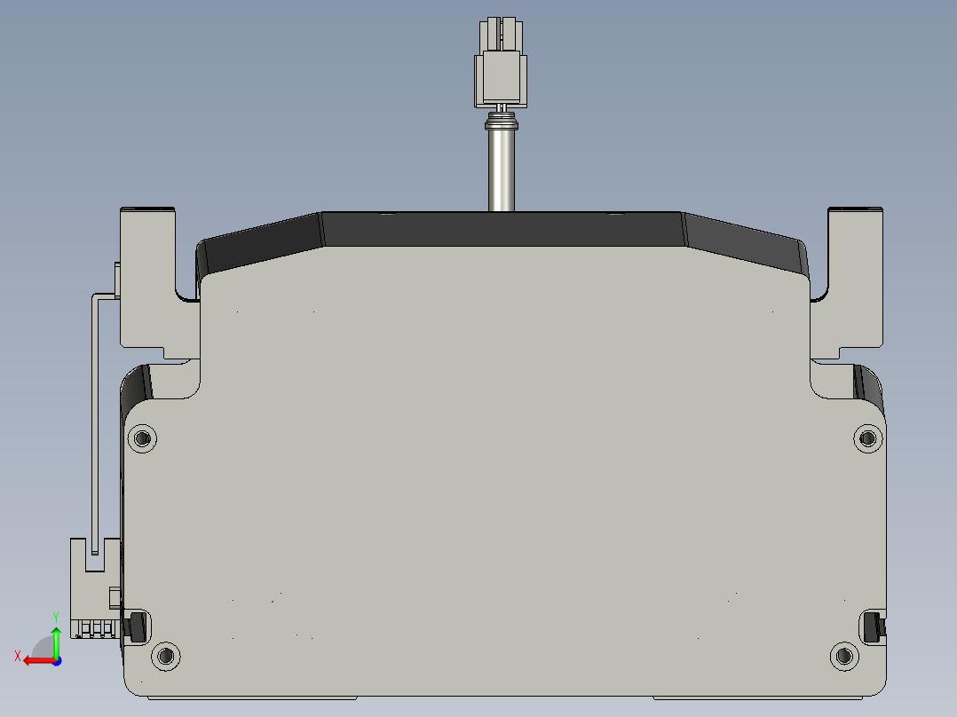 东锦丝杆传动-直线滑台模组DH210-C-L10-S2050-BC-P750W-C3后视图