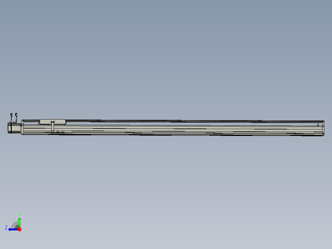 东锦丝杆传动-直线滑台模组DH210-C-L10-S2050-BC-P750W-C3右视图