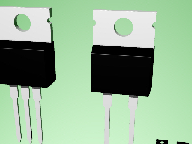 带2或3引脚的4种TO-220封装，长销或短销