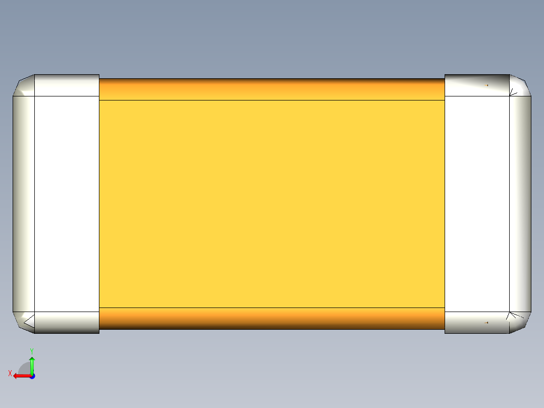 元器件3D封装C0201_03517后视图