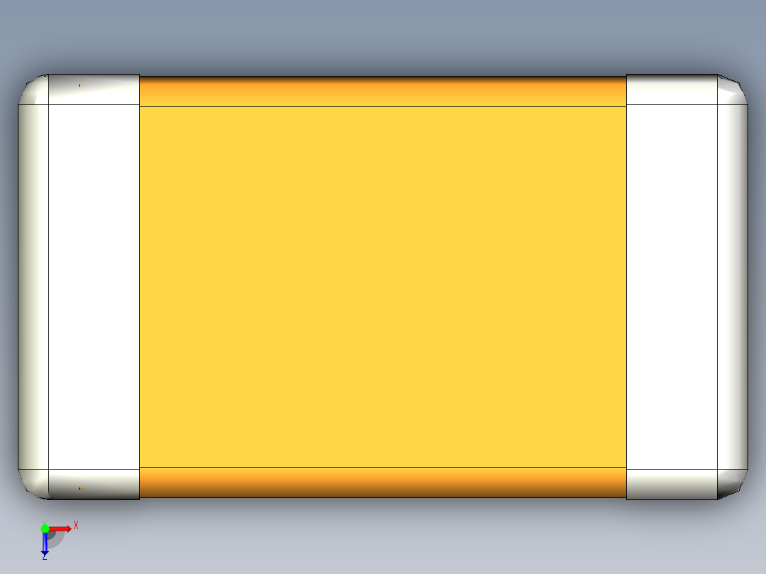 元器件3D封装C0201_03517俯视图