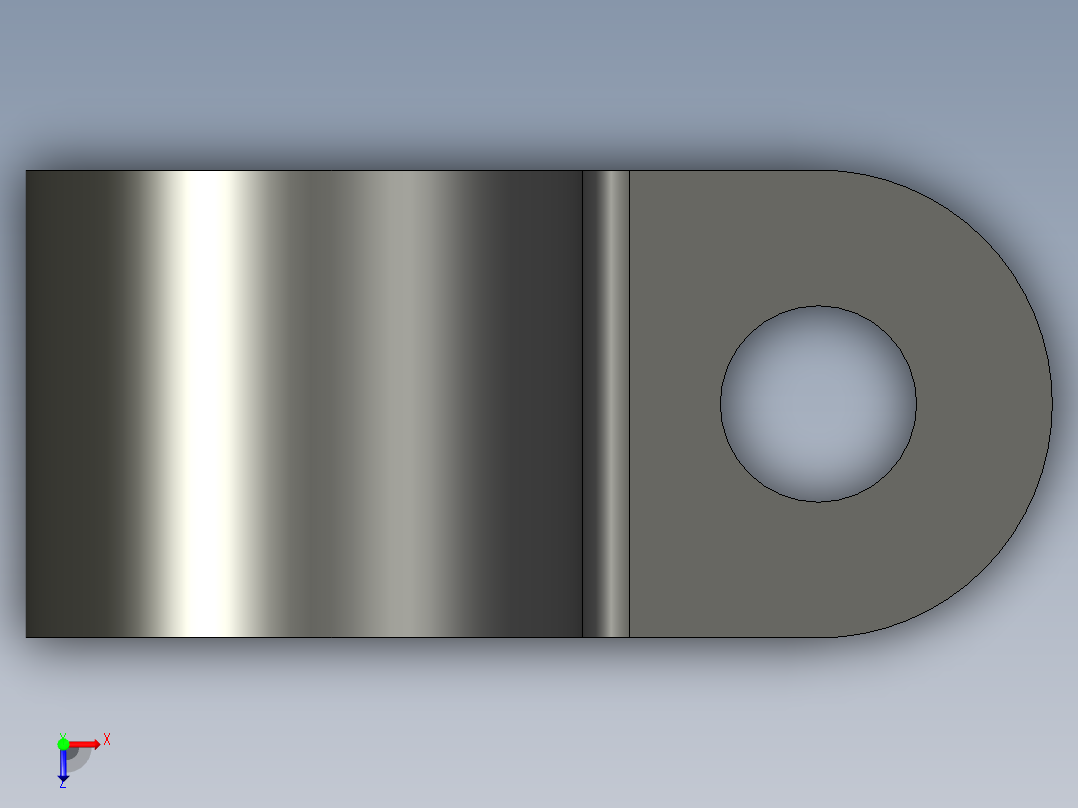 HP 系列 P 夹-H5P-BK俯视图