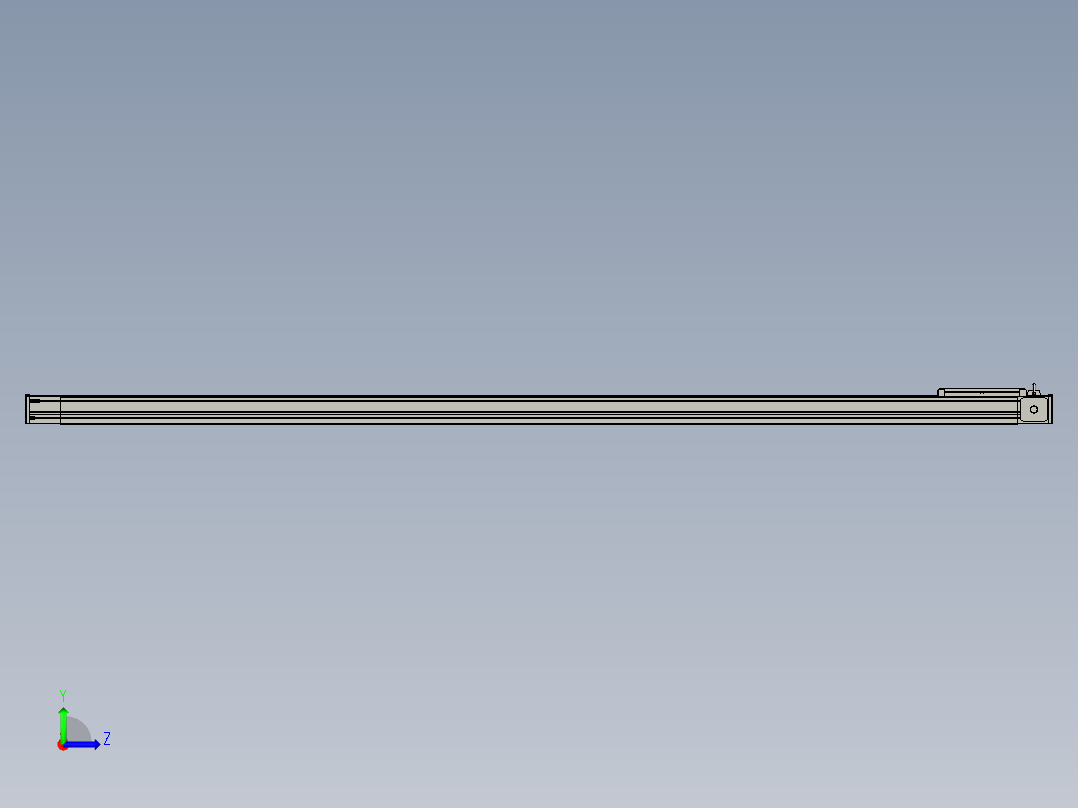 欧规系列-LB8-L150-S2500-BL-ZP75-C3左视图